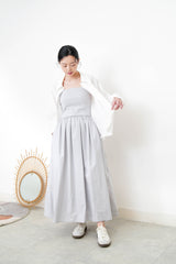 White smooth light shirt w/ straps