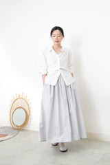 White smooth light shirt w/ straps