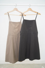 Charcoal cami dress w/ adj. straps