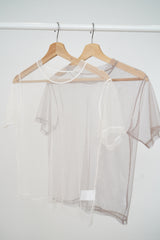 Sheer tee top