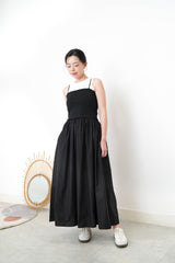 Black cami one piece dress