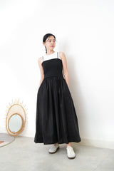 Black cami one piece dress