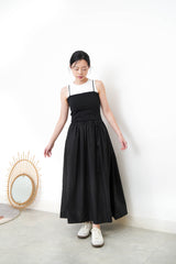 Black cami one piece dress