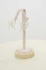 Ribbon beads earrings