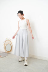 Oatmeal vest with inner bra pad