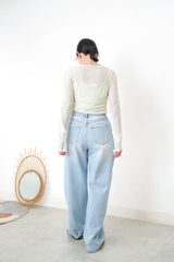 Mint silk soft inner w/ cami set