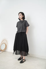Double layering balloon skirt