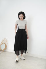 Double layering balloon skirt