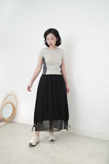 Double layering balloon skirt