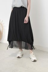 Double layering balloon skirt