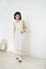 Ivory pu backpack