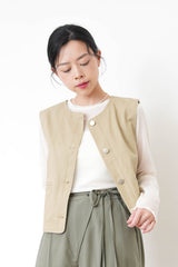 Arm green wide leg stipes trousers w/ waist straps