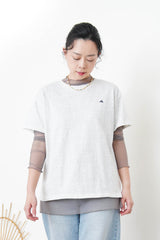Grey Tee top w/ logo