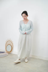 Mint skirt in elastic waist