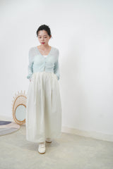 Mint skirt in elastic waist