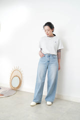 Grey Tee top w/ logo