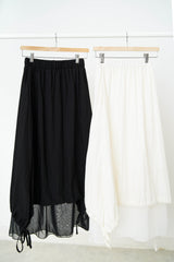 Double layering balloon skirt