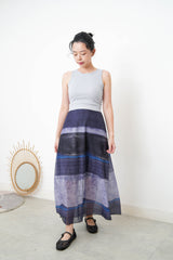 Blue vest with inner bra pad