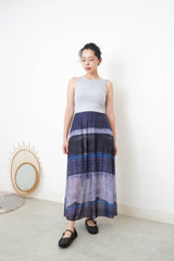 Blue vest with inner bra pad