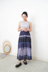 Blue vest with inner bra pad