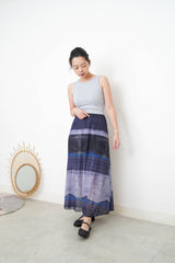 Blue vest with inner bra pad