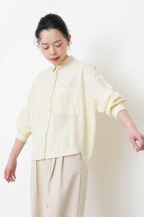 Yellow thin shirt w/ contrast outline