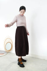 Dusty pink mesh top w/ contrast fringe
