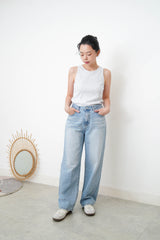 Grey vest w/ embroidery