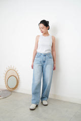 Grey vest w/ embroidery