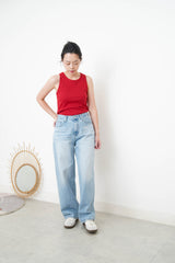 Red vest w/ embroidery