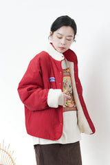 Ivory 2 ways fleece jacket