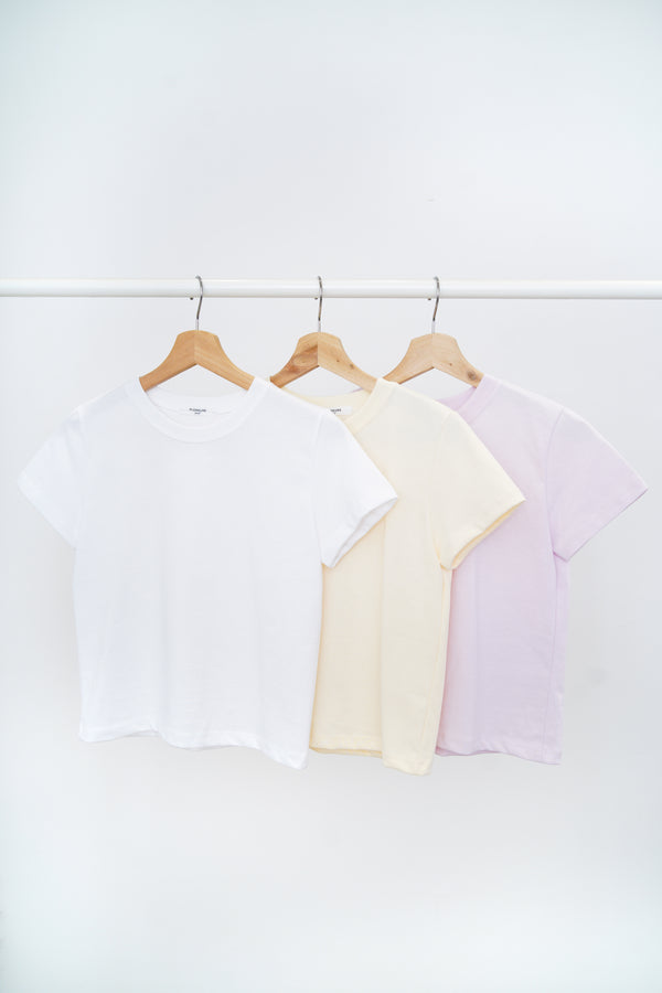 Basic tee in fit cut