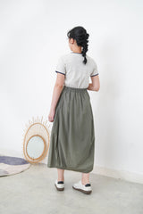 Grey Tee w/ contrast color