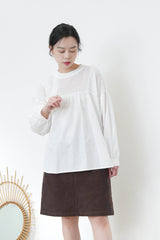 White crochet shirt blouse