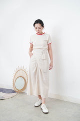 Ivory Tee w/ contrast color