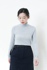 Navy corduroy skirt w/ belt