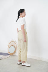 Light yellow summer trousers
