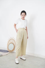 Light yellow summer trousers