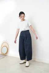 Light blue tone tweed top