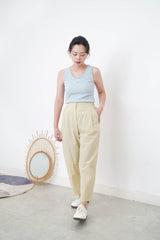Light yellow summer trousers