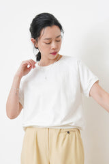 Chain necklace w/ long knot necklace in set