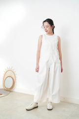 White basic inner vest