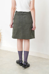 Army green skirt w/ pockets