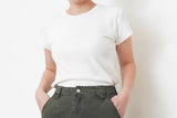 White detail summer tee