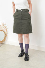 Army green skirt w/ pockets