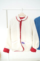 Ivory 2 ways fleece jacket