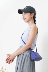Pastel purple boat neck vest
