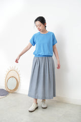 Blue summer pullover