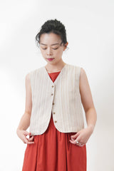 Brick red summer dress