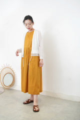 White cardigan w/ sheer hem